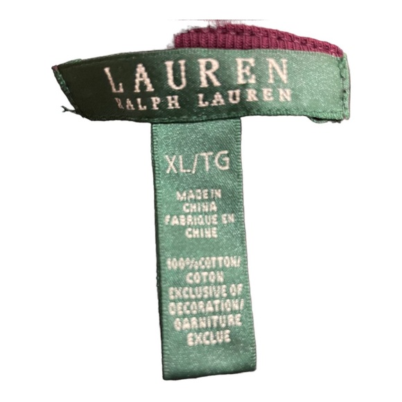 Lauren Ralph Lauren womens square neck beaded trim. Long sleeve. Size X-large - Picture 10 of 10